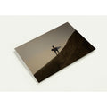 Torrey Pines surfer photography greeting card, San Diego coast