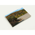 Autumn mountain road photography note card, fall colours