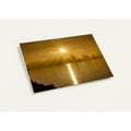 San Diego sunrise photography thank you card, coastal California scene