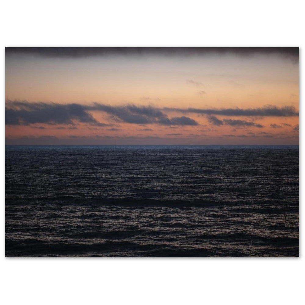 Windansea Beach photography card, inside view