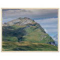 Swiss Alps green mountain landscape photography print