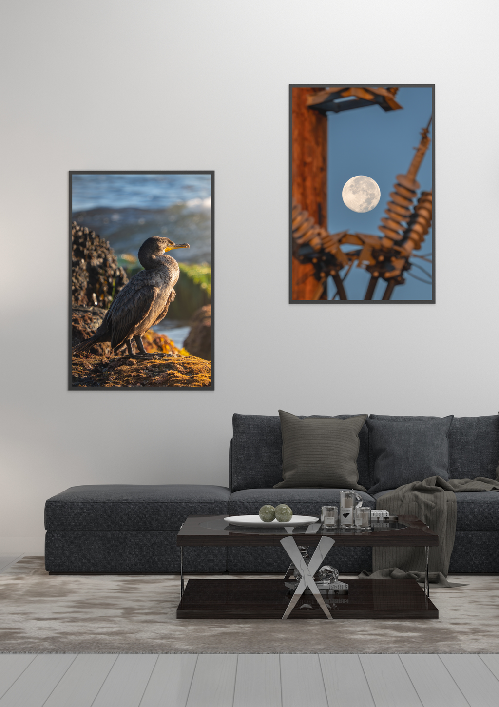 Framed nature photography print shown at full size
