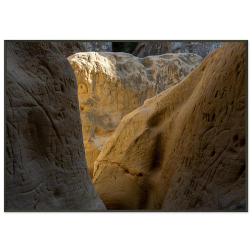 Annie's Canyon Trail poster, San Diego slot canyon photography