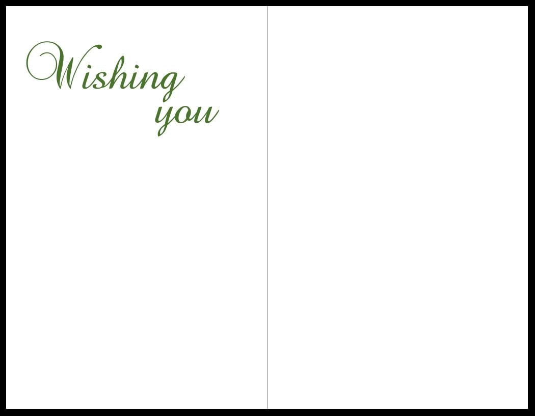 Green Forest Birthday Card, Swiss Nature Photography Greeting Card Set