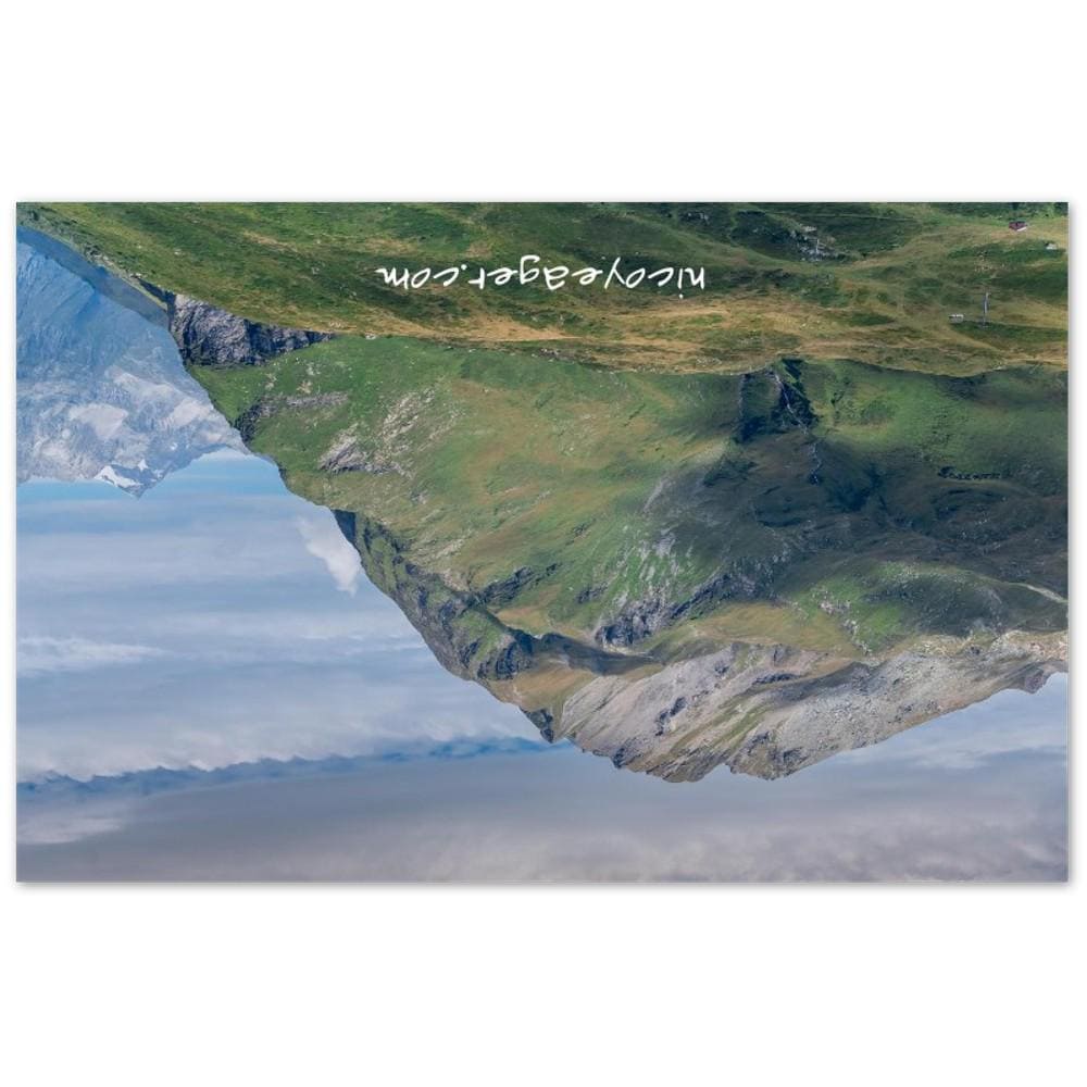 Hiking Birthday Card, Mountain Photo Greeting Card, Alpine Nature Birthday Card for Hikers