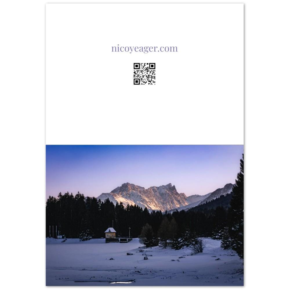 Swiss Alps Sunset Note Cards Set of 10, Switzerland Photography Greeting Cards