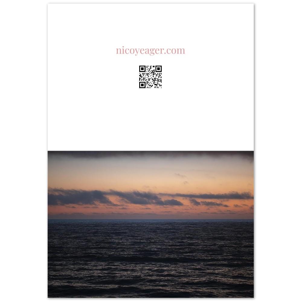 Windansea Sunset Cards, La Jolla Beach Photography Note Cards