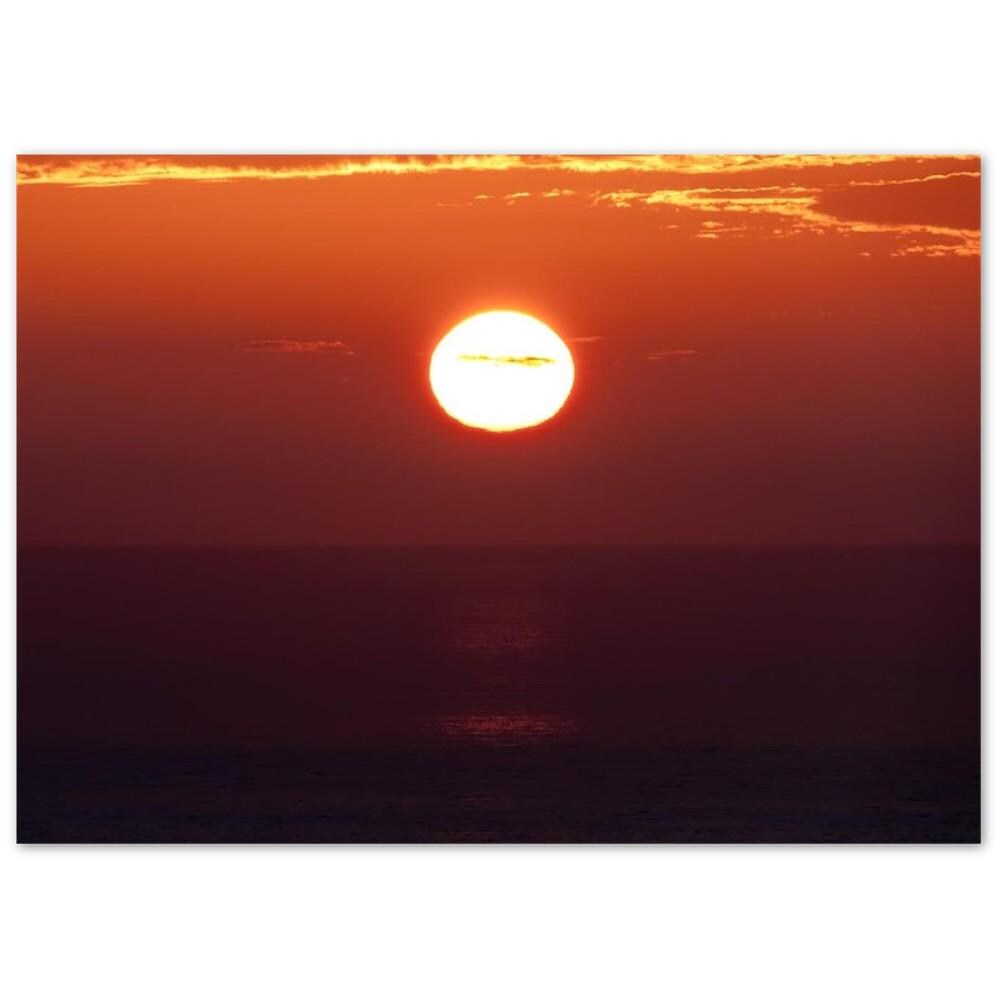 Sunset Photo Cards Pack of 10, Nature Photography Greeting Cards with Envelopes