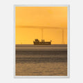 San Diego Skyline Sunrise Poster Print, California Cityscape Wall Art, Framed Photography Print