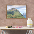 Swiss Alps Print, Green Mountain Landscape Wall Art, Alpine Nature Photography Poster